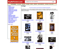 Tablet Screenshot of buymeposters.com